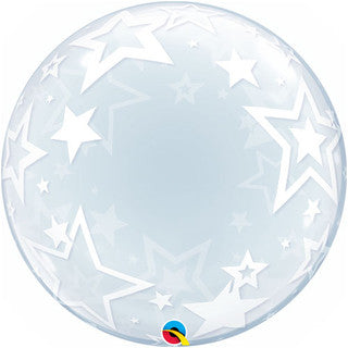 Stars Deco Bubble Foil Balloon