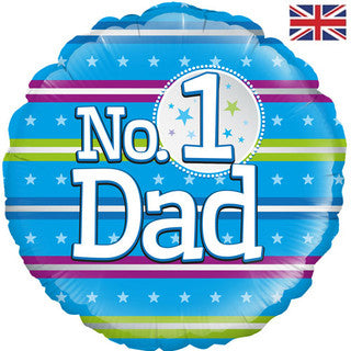 No.1 Dad 18" Foil Balloon