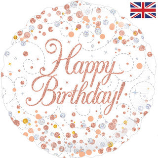 Happy Birthday 18" Foil Balloon