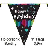 Happy Birthday Music and Media Bunting
