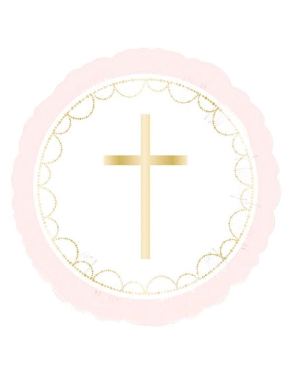 Religious Cross 18" Foil Balloon