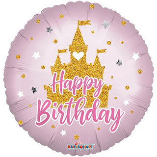 Happy Birthday Princess Castle 18" Foil Balloon