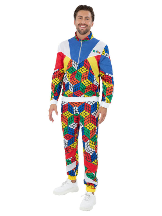 80's Rubik's Cube Tracksuit Costume