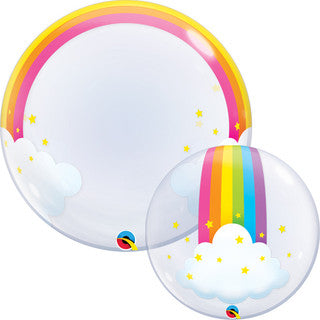 Rainbow Deco Bubble Foil Balloon