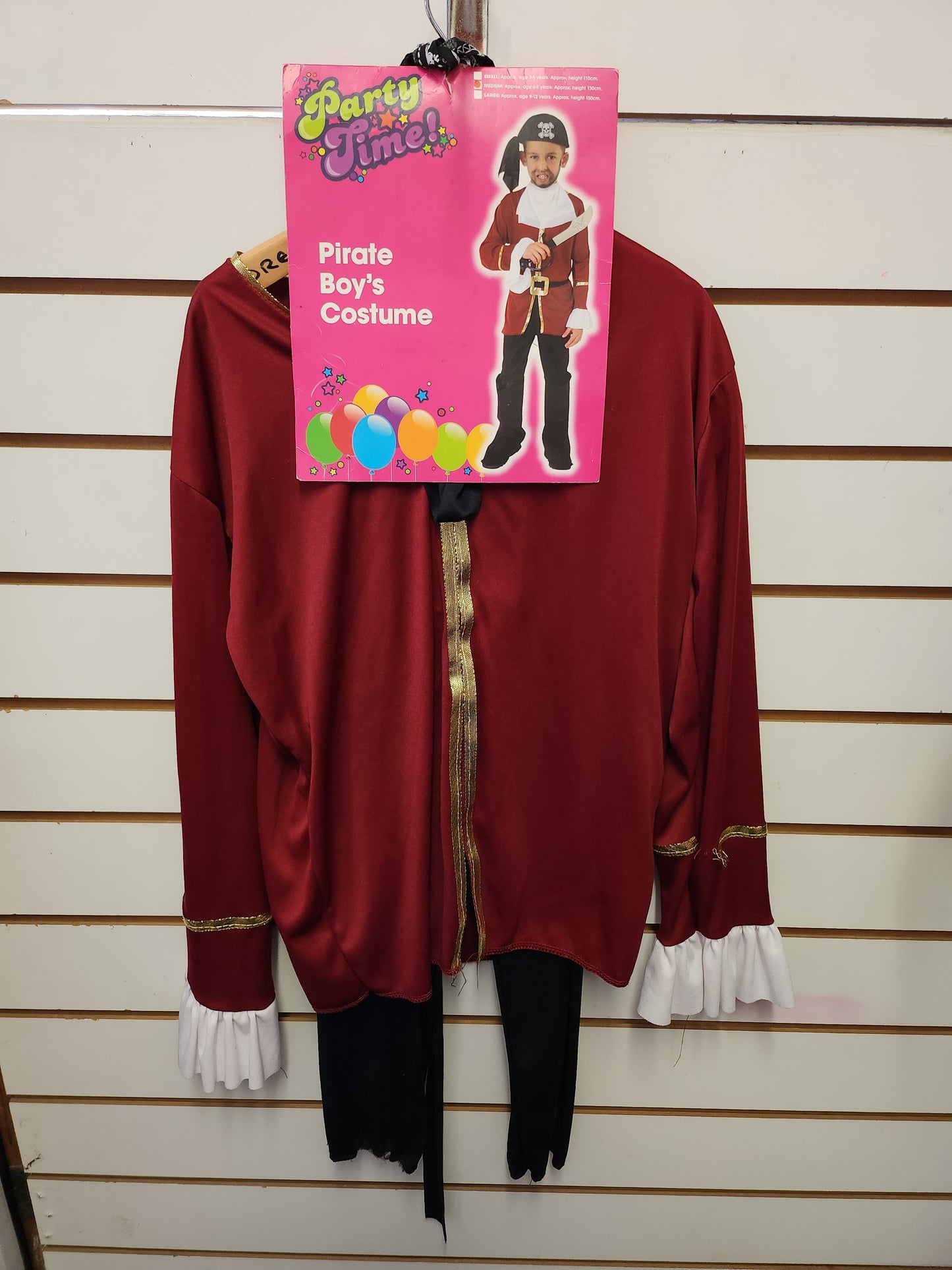 Pirate Captain Child Costume 6-8