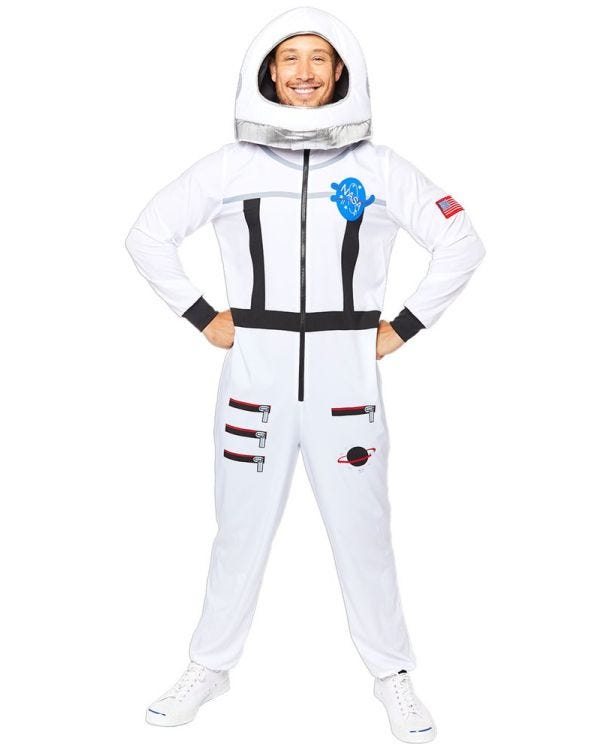 White Astronaut Suit Costume