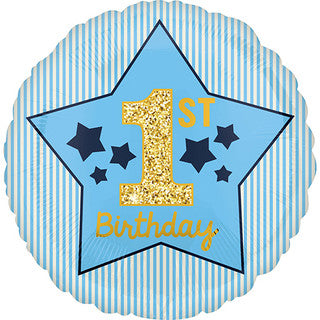 Age 1 Dots/ Classic 18" Foil Balloon