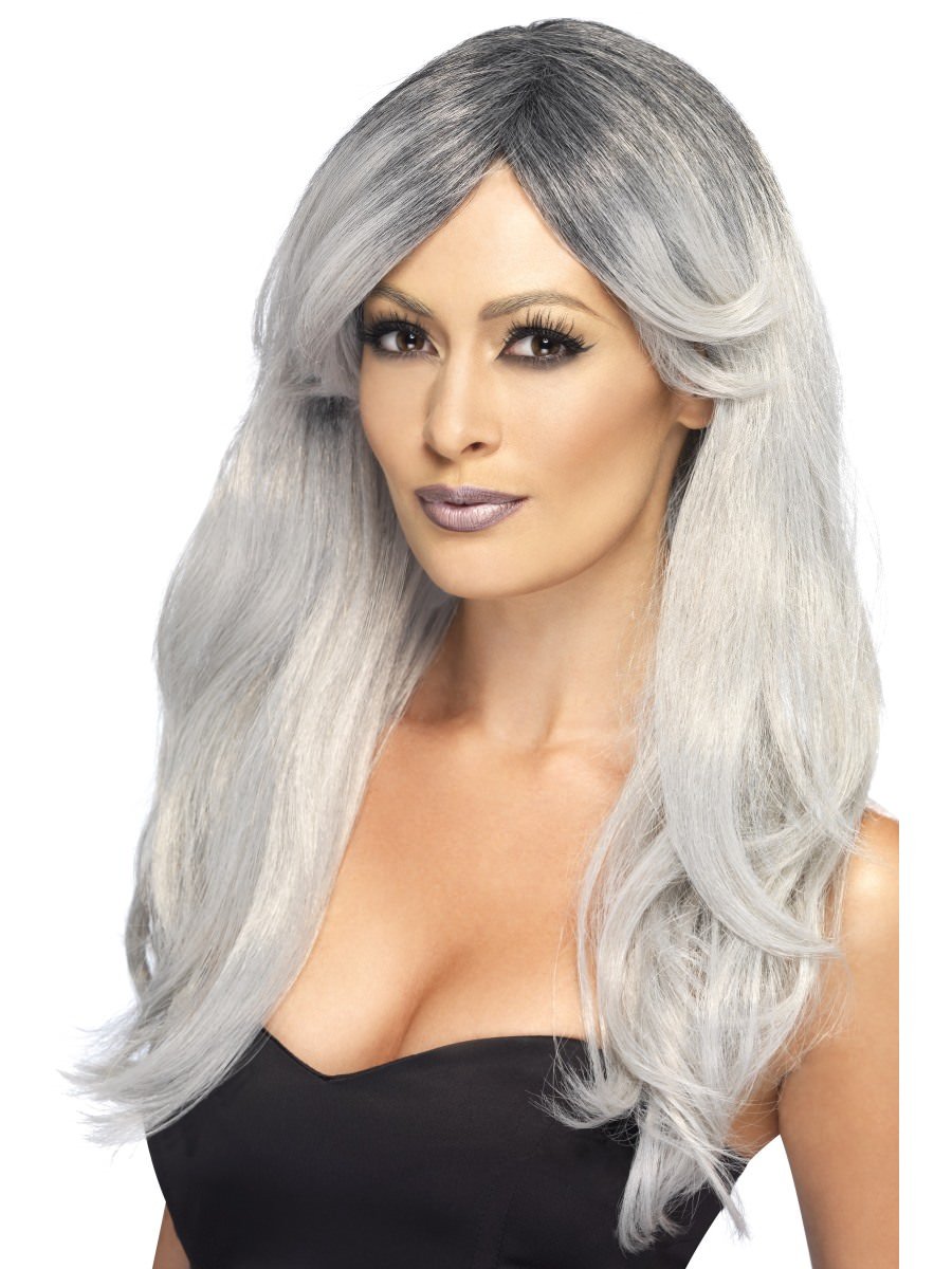 Ghostly Glamour Grey Wig
