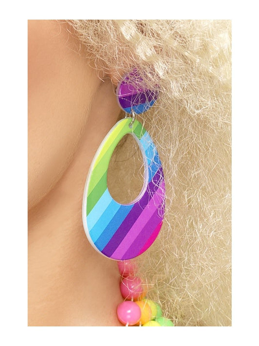 Multicoloured Teardrop Earrings