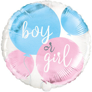 Gender Reveal 18" Foil Balloon