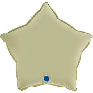 Plain Green Star 20" Balloon