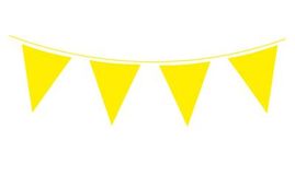 Plain Yellow Waterproof Bunting