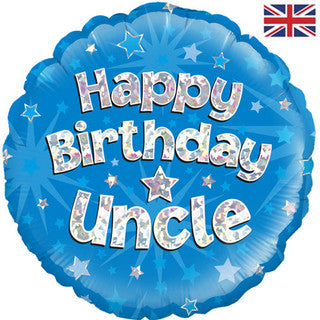 Happy Birthday Uncle 18" Foil Balloon