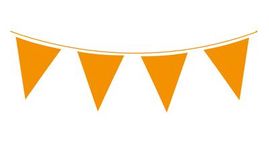 Plain Orange Waterproof Bunting