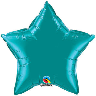 Plain Light Blue Star 20" Balloon