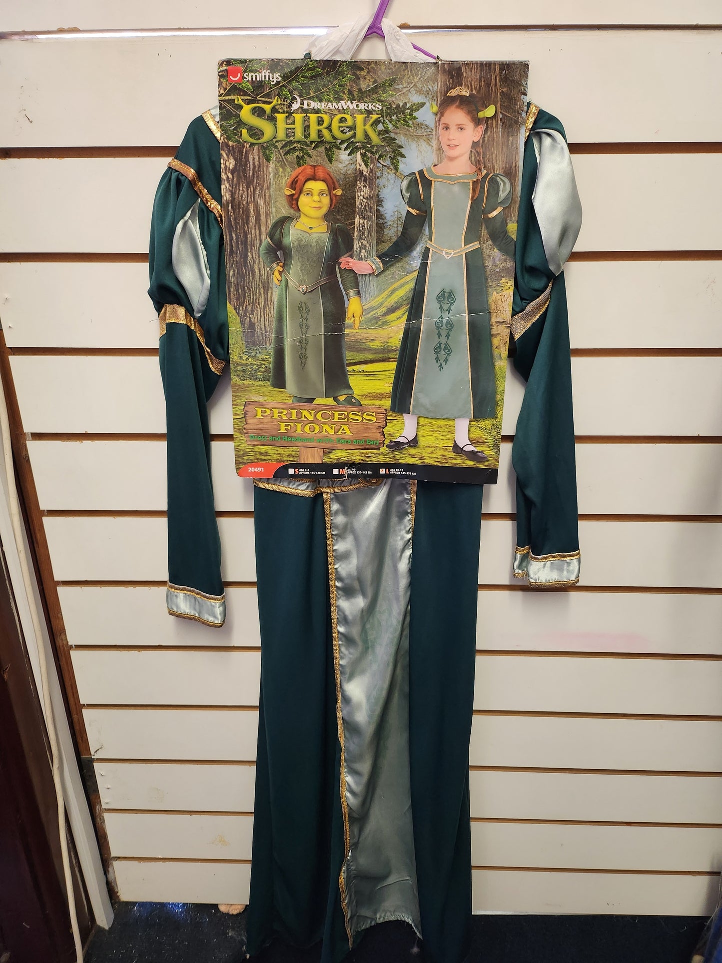 Official DreamWorks Shrek Princess Fiona Child Costume 10-12