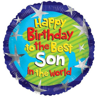 Best Son in the World 18" Foil Balloon