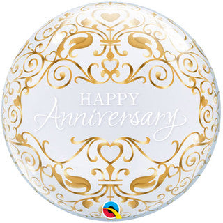Anniversary Bubble Foil Balloon