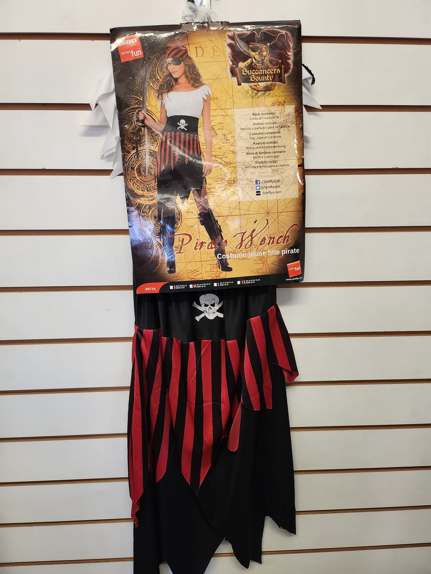 Pirate Wench Costume 8-10