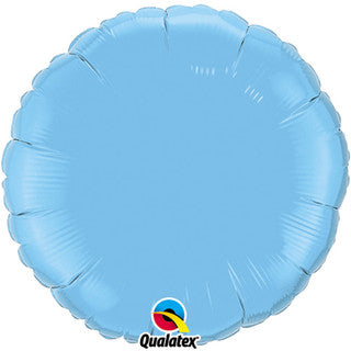 Plain Round Light Blue 18" Balloon