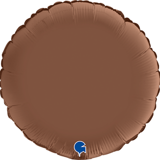 Plain Round Beige/ Brown/ Black 18" Balloon