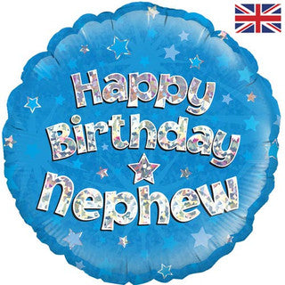 Happy Birthday Nephew 18" Foil Balloon