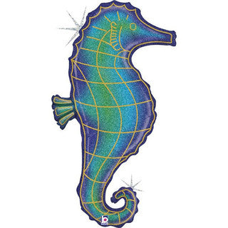 Sealife Seahorse Supershape Foil Balloon