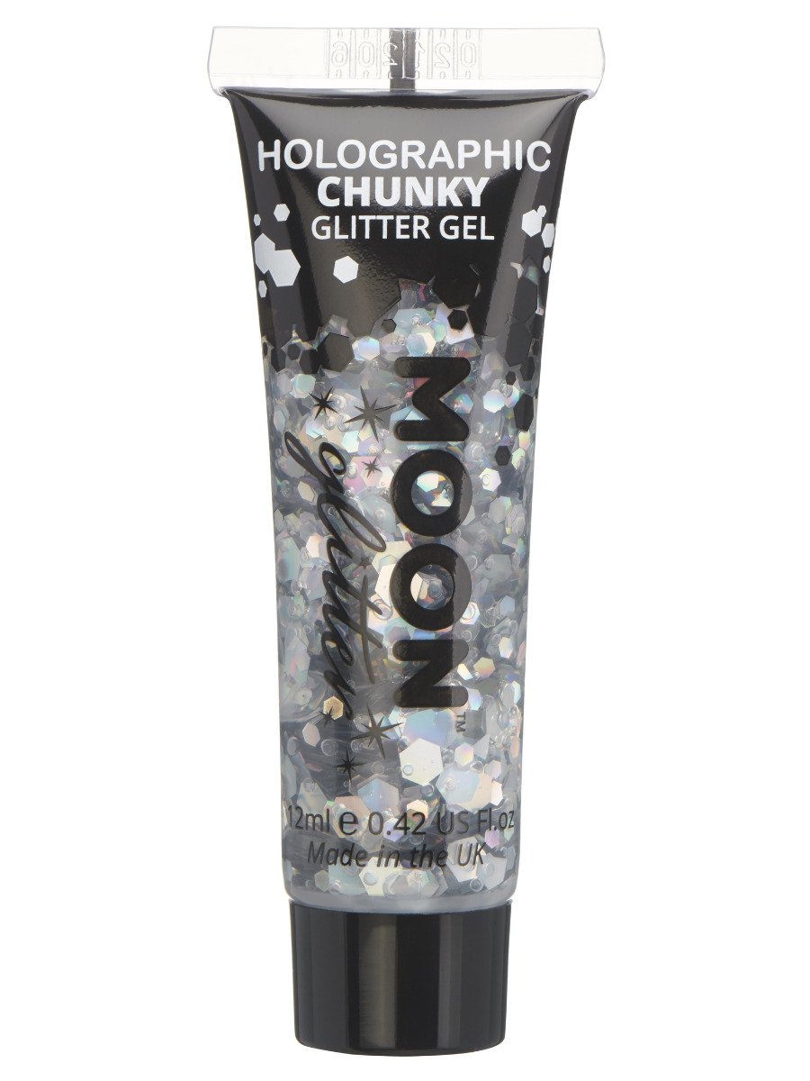 Moon Creations Face and Body Glitter Chunky Holographic Gel