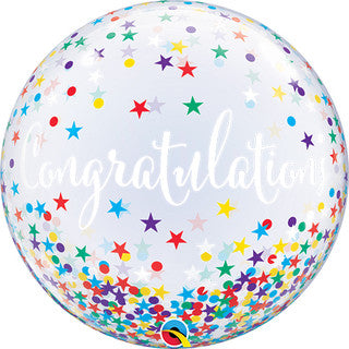 Congratulations Bubble Foil Balloon