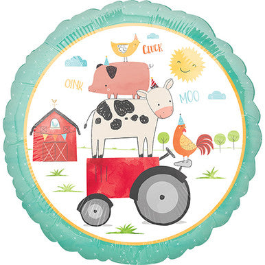 Farm Friends 18" Foil Balloon