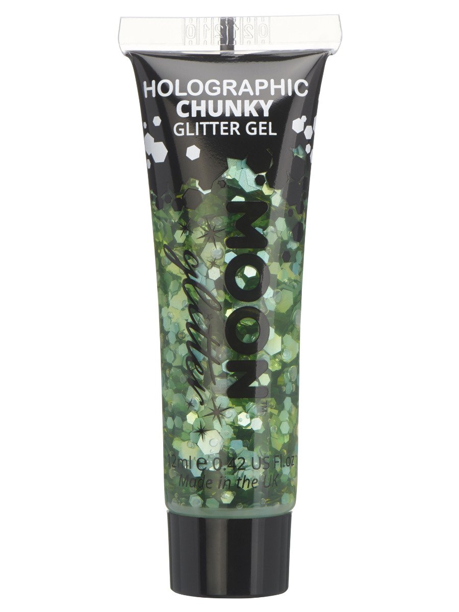 Moon Creations Face and Body Glitter Chunky Holographic Gel