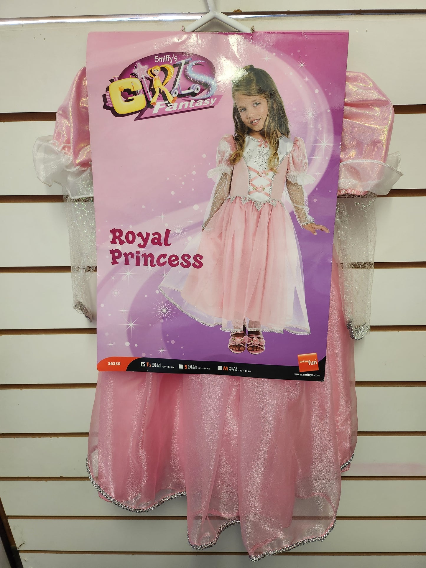Royal Princess Child Costume 3-4
