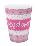 Baby Shower Pink Cups 8pkt