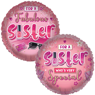 Fabulous Sister 18" Foil Balloon