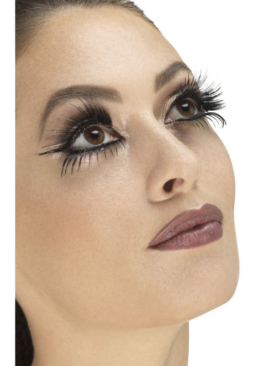 Black Top and Bottom Winged Eyelashes