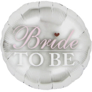Team Bride Silver 18" Foil Balloon