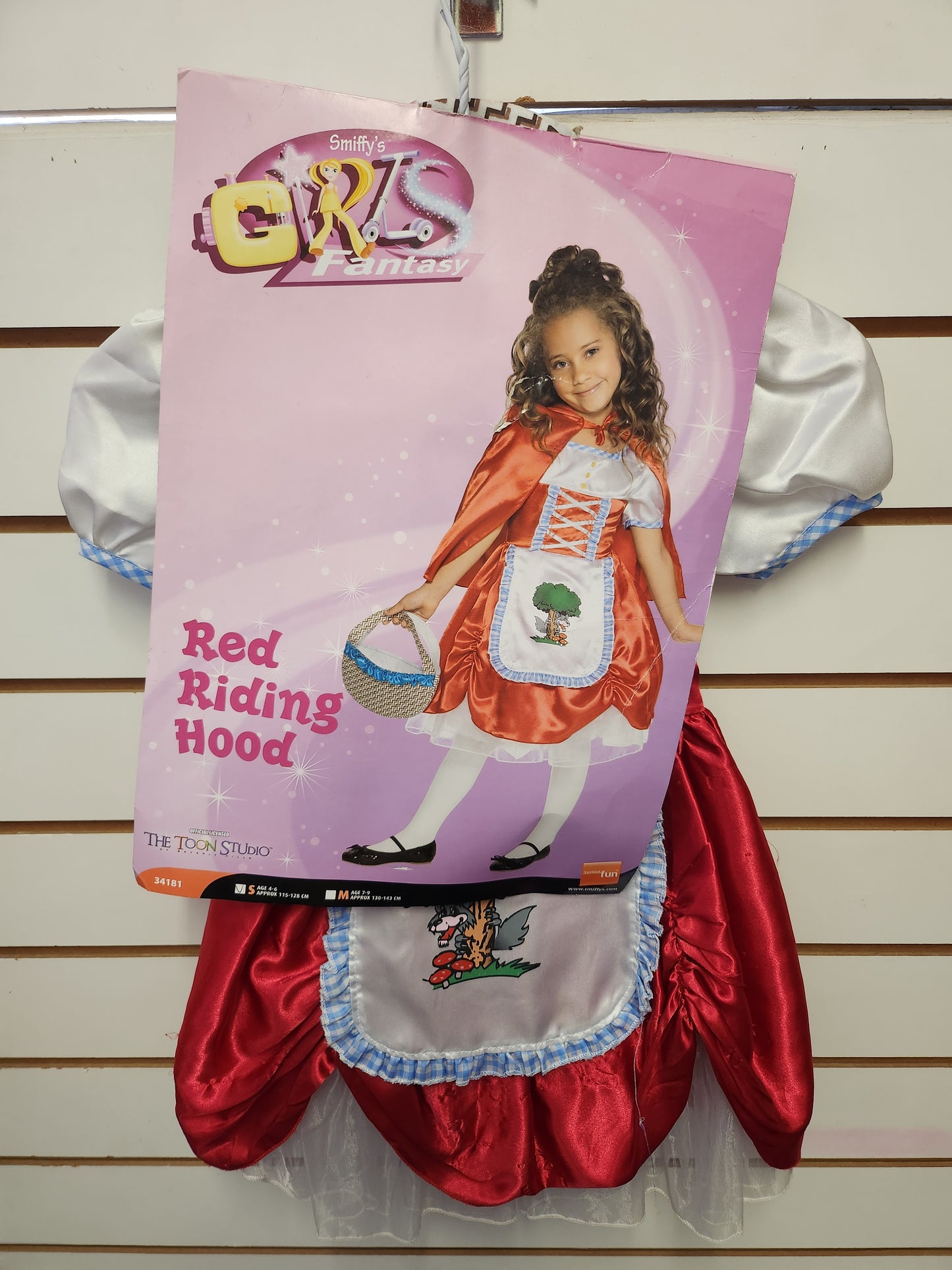 Cute Red Riding Hood Child Costume 4-6