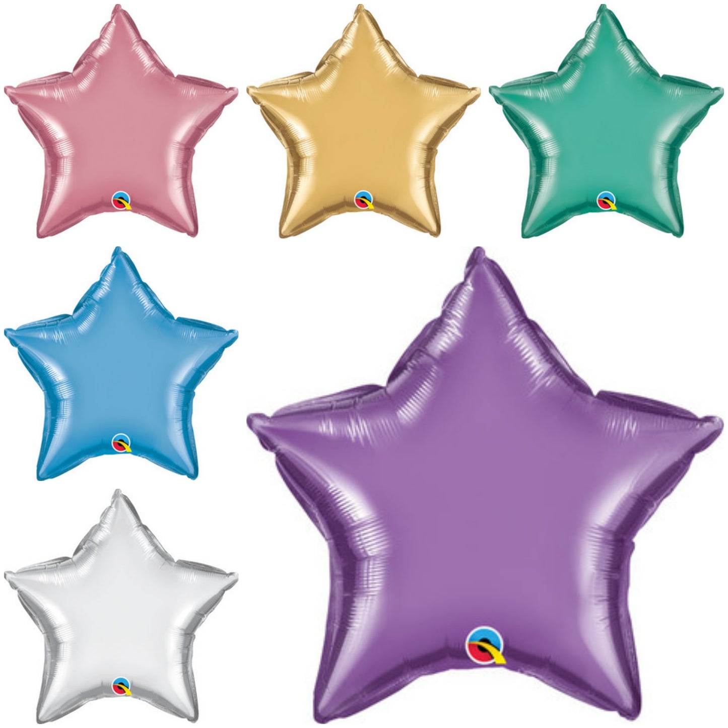 Plain Star Chrome 20" Balloon
