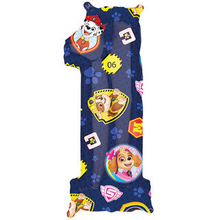 Giant Foil Paw Patrol Number Balloon - 1
