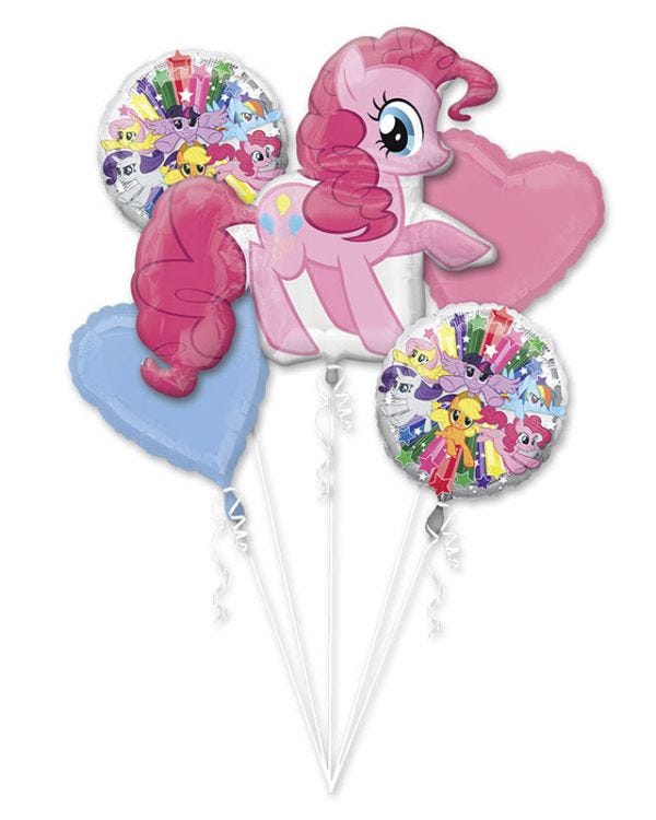 My Little Pony Foil Balloon Bouquet
