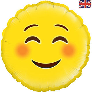 Happy Blush Emoji 18" Foil Balloon