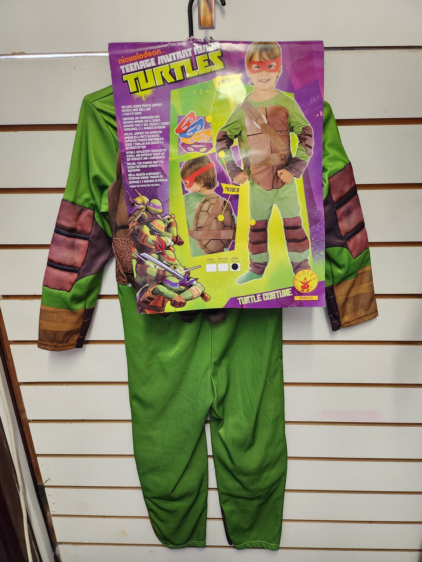 Ninja Turtle Child Costume 3-4