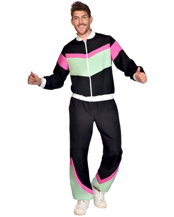 Shell Suit Black Costume