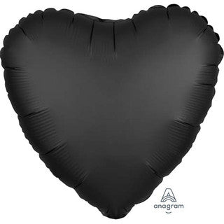 Plain Heart Beige/ Brown/ Black 18" Balloon