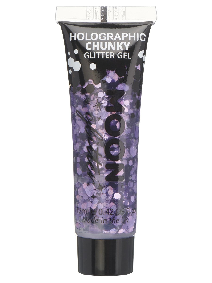 Moon Creations Face and Body Glitter Chunky Holographic Gel