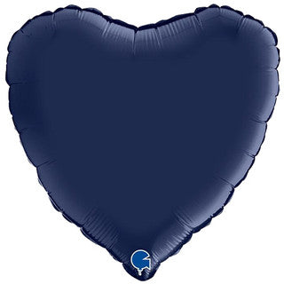 Plain Heart Blue 18" Balloon