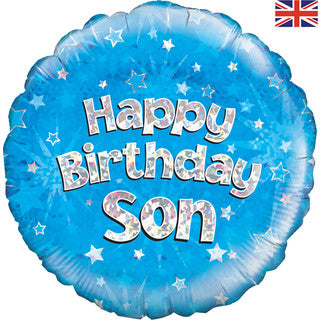 Happy Birthday Son 18" Foil Balloon