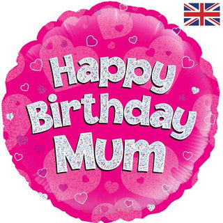 Happy Birthday Mum 18" Foil Balloon