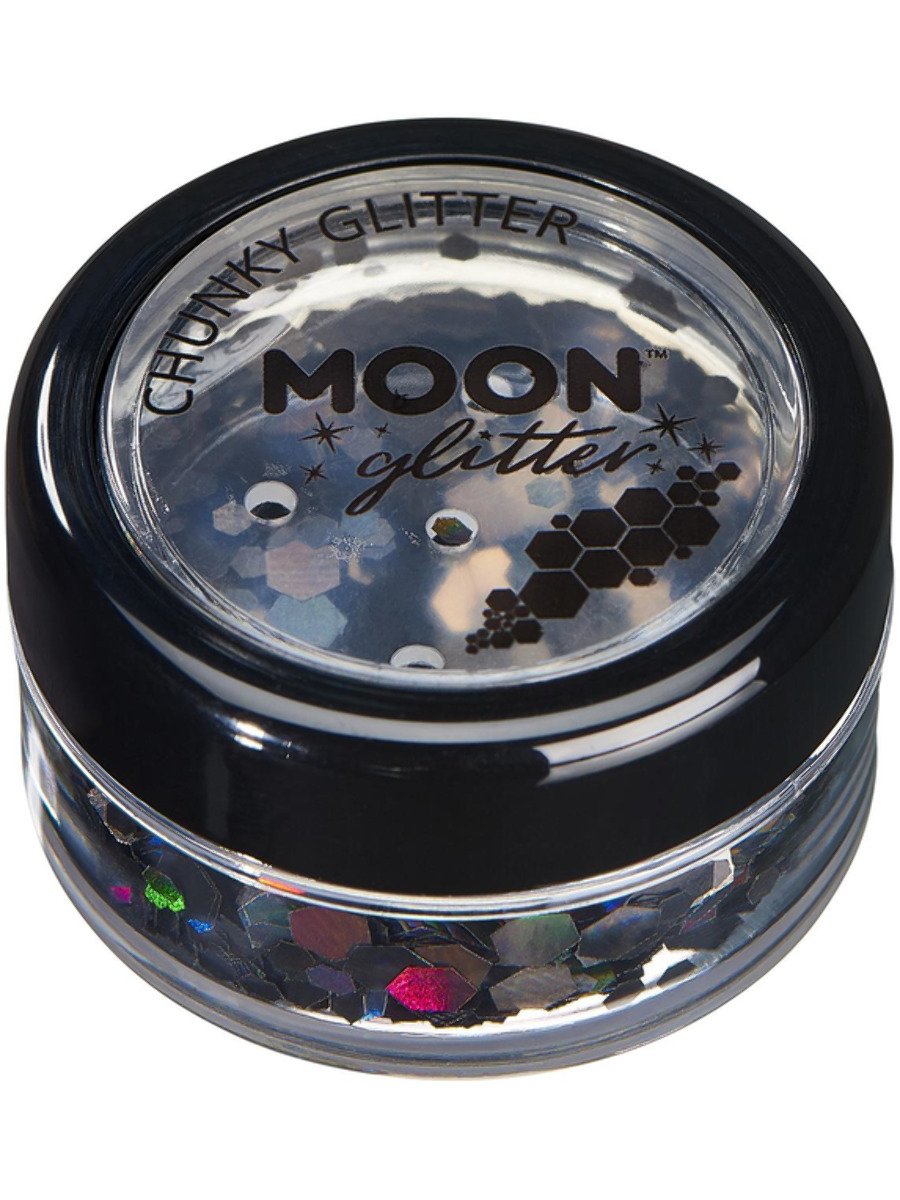 Moon Creations Face and Body Glitter Holographic Chunky Pot
