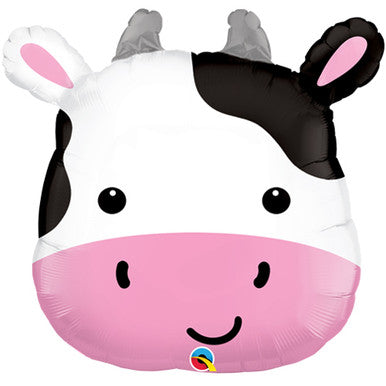 Cow Head Supershape Foil Balloon